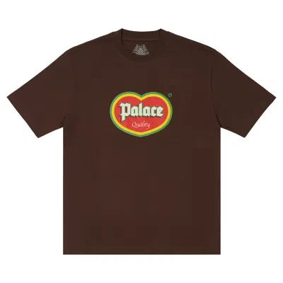 Pre-owned Palace Quality T-shirt 'nice Brown'