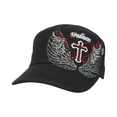 Pre-owned Palace Saves Military Cap 'black' | Men's Size Onesize