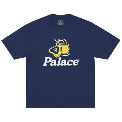 Pre-owned Palace Palachino T-shirt 'navy' | Blue | Men's Size M