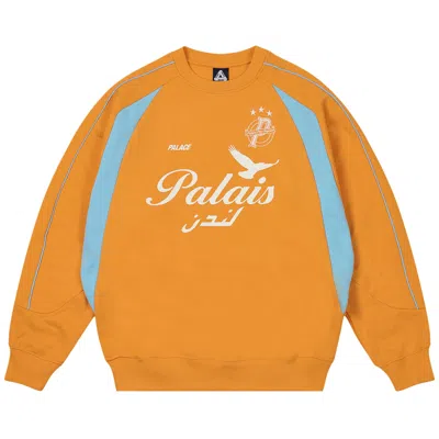 Pre-owned Palace Palais Pro-team Crew 'tiger Orange' | Men's Size M