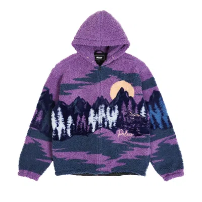 Pre-owned Palace Palaska Fleece Jacket 'purple' | Men's Size S