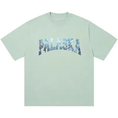 Pre-owned Palace Palaska T-shirt 'hazy Green' | Men's Size L