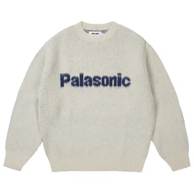 Pre-owned Palace Palasonic Knit Crew 'grey' | Men's Size Xl In Gray