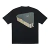 Palace Palazzo Black Creative Printing Short Sleeve Unisex In Black