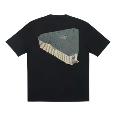 Palace Palazzo Black Creative Printing Short Sleeve Unisex
