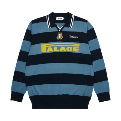Pre-owned Palace Palazzo Knit 'navy' In Blue