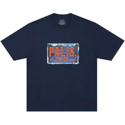Pre-owned Palace Palis Texas T-shirt 'navy' | Blue | Men's Size M