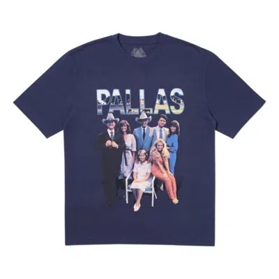 Palace Pallas T-shirt Character Short Sleeve Unisex Dark Blue