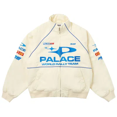 Pre-owned Palace Pally Rally Jacket 'off White' In Cream
