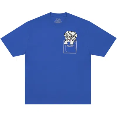 Pre-owned Palace Palmation T-shirt 'blue Berry' | Men's Size Xl
