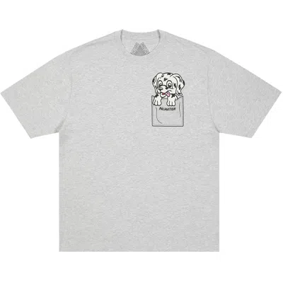 Pre-owned Palace Palmation T-shirt 'grey Marl' | Men's Size Xl In Gray