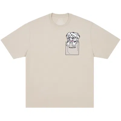 Pre-owned Palace Palmation T-shirt 'stoney Grey' | Men's Size M In Gray