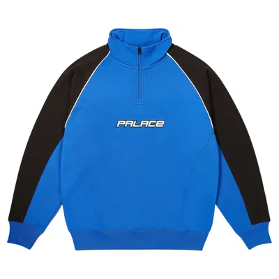 Pre-owned Palace Palstar 1/4 Zip 'blue Berry' | Men's Size L