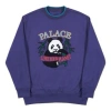 Palace Panda Crew Purple Unisex