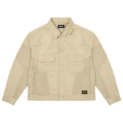 Pre-owned Palace Panel Denim Jacket 'stoney Grey' | Men's Size Xl In Gray