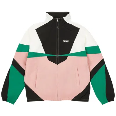 Pre-owned Palace Panelled Shell Jacket 'pink' In Multi-color