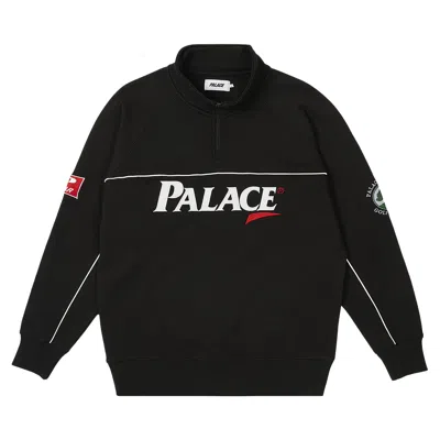 Pre-owned Palace Par 1/4 Zip Funnel 'black' | Men's Size Xl