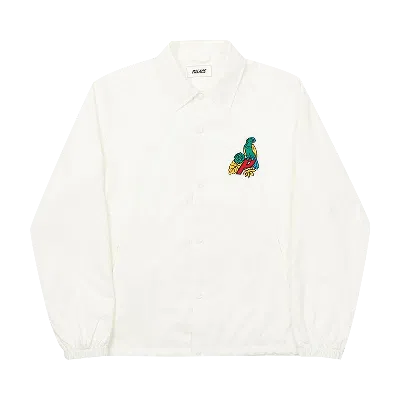 Pre-owned Palace Parrot -3 Coach Jacket 'white'