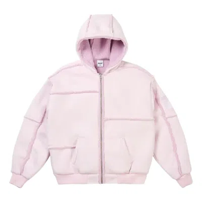 Palace Patch Me Up Shearling Jacket 'sweet Pink'