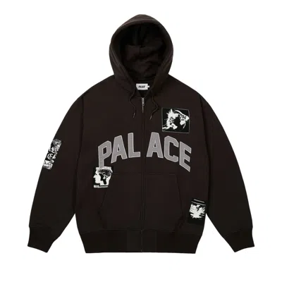 Pre-owned Palace Patch Up Zip Hood 'black' | Men's Size M