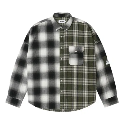 Pre-owned Palace Patchy Flannel Shirt 'green' | Men's Size Xl