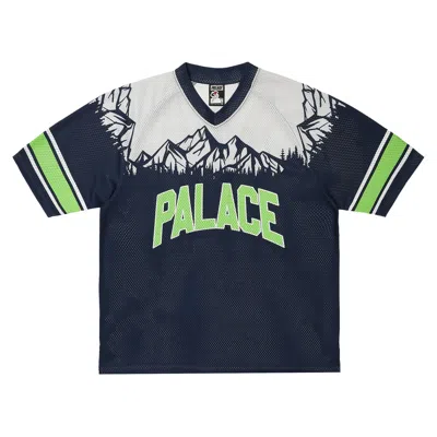 Pre-owned Palace Peaker Mesh Jersey 'navy' | Blue | Men's Size Xl