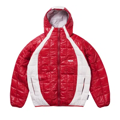 Pre-owned Palace Pertex Net Plus Microlite Jacket 'claret/grey' | Men's Size L In Gray