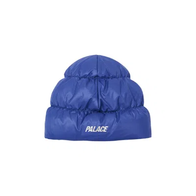 Pre-owned Palace Pertex Puffa Beanie 'deep Ultra' | Blue | Men's Size L/xl
