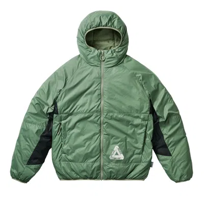 Pre-owned Palace Pertex Quantum Patch Jacket 'green/black' | Men's Size L