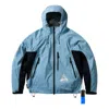 Palace Pertex Shield Lite Jacket 'smoke' In Blue