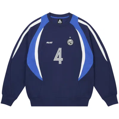 Pre-owned Palace Phantasy Warm Up Crew 'blues' | Men's Size M