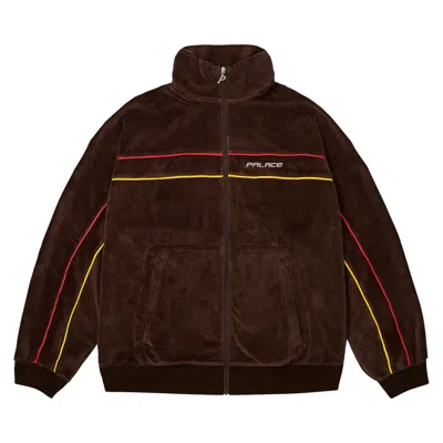 Pre-owned Palace Piped Velour Funnel 'fox' | Brown | Men's Size L