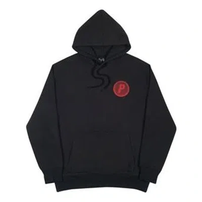 Palace Pircular Hood Chest Logo Unisex Black