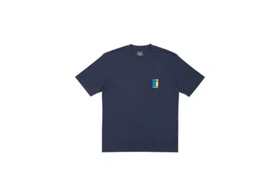Pre-owned Palace P(iss) Head T-shirt Navy