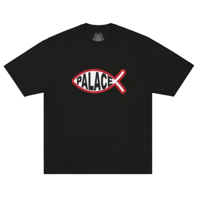Pre-owned Palace Plaice T-shirt 'black' | Men's Size L