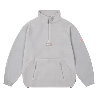 Pre-owned Palace Polartec 1/2 Zip Jacket 'grey' | Men's Size L In Gray