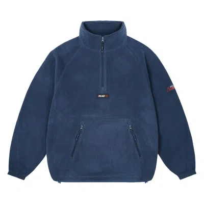 Pre-owned Palace Polartec 1/2 Zip Jacket 'navy' | Blue | Men's Size Xl