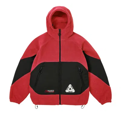 Pre-owned Palace Polartec 200 Jacket 'tomato Red' | Men's Size M