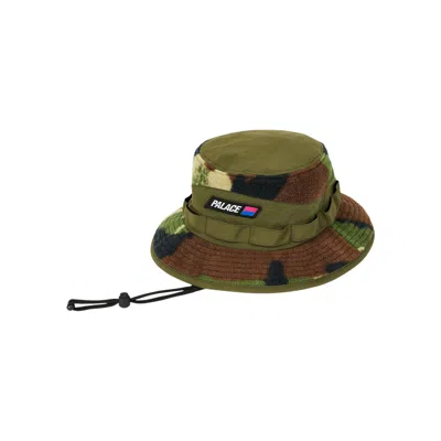 Pre-owned Palace Polartec Boonie 'woodland Camo' | Multi-color | Men's Size L/xl
