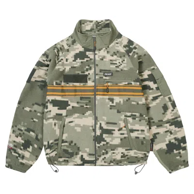 Pre-owned Palace Polartec Force Jacket 'digi Camo' | Green | Men's Size S