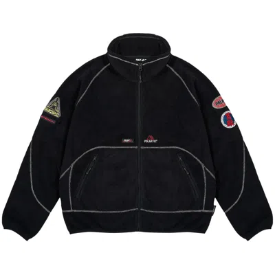 Pre-owned Palace Polartec Full Zip Funnel 'black' | Men's Size L