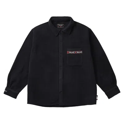 Pre-owned Palace Polartec Om Fleece Overshirt 'black' | Men's Size Xl