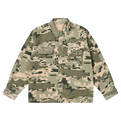 Pre-owned Palace Polartec Overshirt 'tiger Digi Camo' | Multi-color | Men's Size Xl