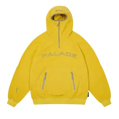 Pre-owned Palace Polartec Shadow Hood 'nectar Yellow' | Men's Size M