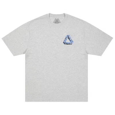 Pre-owned Palace Polished P3 T-shirt 'grey Marl' | Men's Size L In Gray