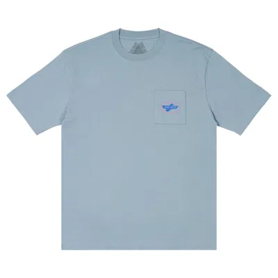 Pre-owned Palace Postal T-shirt 'hazy Blue' | Men's Size Xl