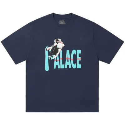 Pre-owned Palace Pow Pow T-shirt 'navy' | Blue | Men's Size S