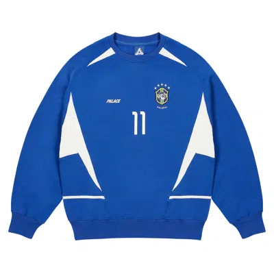 Pre-owned Palace Pro Team 02 Crew 'blue' | Men's Size M