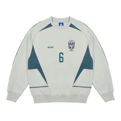 Pre-owned Palace Pro Team 02 Crew 'light Grey' | Men's Size Xl In Gray