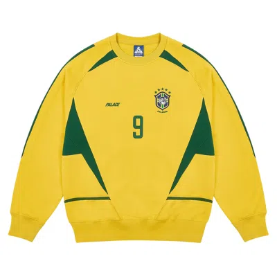 Pre-owned Palace Pro Team 02 Crew 'yellow' | Men's Size L